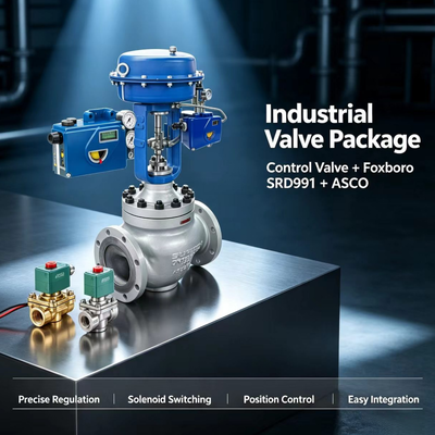 Foxboro SRD991 SRD991-BHFS6EA4NY-V01 Smart Valve Positioner with ASCO Solenoid Spool Valves