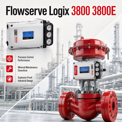 Brand New Flowserve Logix 3800 3800E Digital Valve Positioner Reliable Control Valve Parts in Stock