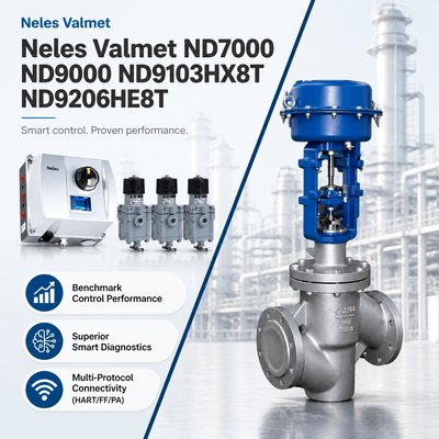 Original Neles Valmet ND7000 ND9000 ND9103HX8T ND9206HE8T Smart Pneumatic Digital Valve Positioner Controller for Petrochemical Oil Gas Industry