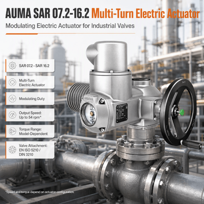 AUMA SAR Multi-Turn Electric Actuator Motorized Valve Actuator Industrial Valve Control Electric Valve