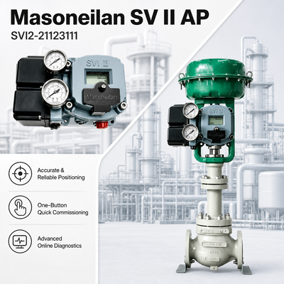 Masoneilan SVI II AP Digital Valve Positioner SVI2 21123111 HART Smart Positioner 4-20mA