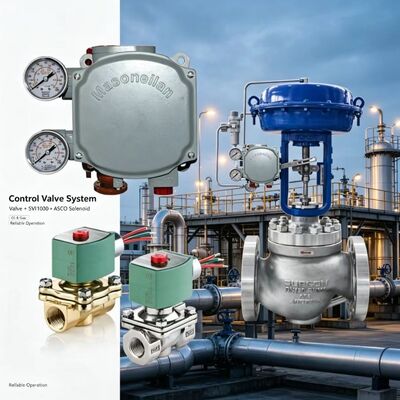 Masoneilan SVi1000 Digital Valve Positioner 4-20mA HART Pneumatic Control with ASCO Solenoid Valve