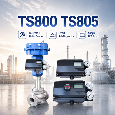 TS800 TS805 Series Smart Valve Positioner HART Digital Control Valve Positioner