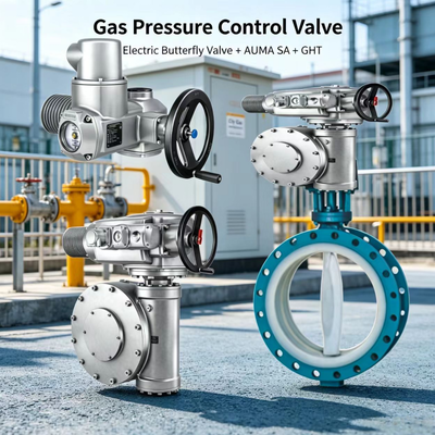 High Quality AUMA SA Multi-turn Actuator with GHT Gearbox High Torque Industrial Valve Drive Solution