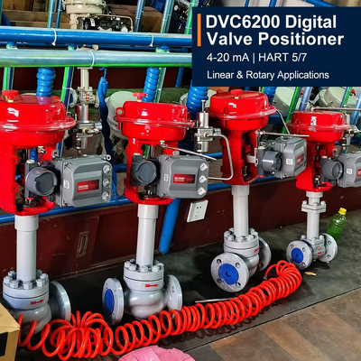 DVC6200 Digital Valve Positioner 4–20 mA HART Smart Valve Controller