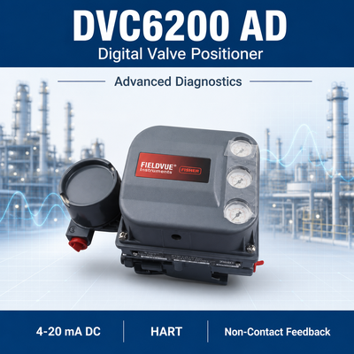 DVC6200 AD Digital Pneumatic Valve Positioner HART Advanced Performance Diagnostics