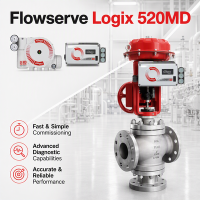 Flowserve Logix 520MD Plus Digital HART 7 Positioner 4 20mA IP66
