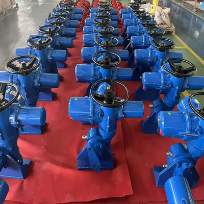 Modbus HART IP68 Industrial Valve Control Electric Valve Multi-turn Electric Actuator Series PWMON Peckwomy