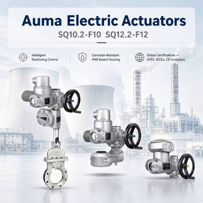 Brand New Auma SA SQ Series Electric Valve Actuator High Pressure Balanced Caged Electric Control Valve 