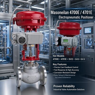 Masoneilan SVI1000 SVI II AP Smart Valve Positioner HART for Pneumatic Control Valve