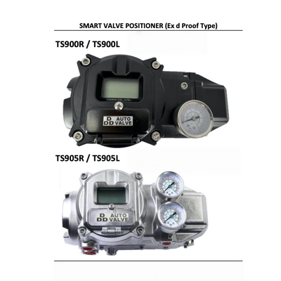 Tissin TS900 TS905 Smart Valve Positioner 4-20mA HART Stainless Steel Digital Control Valve Positioner