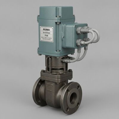 IP68 Aluminum Alloy DIN Multi-Turn Electric Actuator and Electric Valve Actuator for Gate Valves