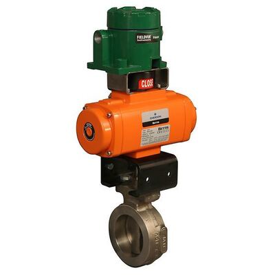 Fisher FIELDVUE 4400 Digital Position Transmitter Transmitter 4-20 mA Feedback with Valve