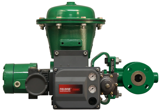 Fisher FIELDVUE 4400 Digital Position Transmitter Transmitter 4-20 mA Feedback with Valve