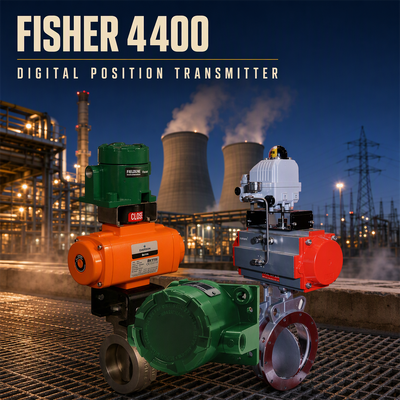 Fisher FIELDVUE 4400 Digital Valve Position Transmitter with Non-Contact Sensing, SIL 2 Capable and HART 7 Communication