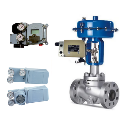 New and Pneumatic Samson Control Ball Valve and Masoneilan Reliable SVI2 Control Valve Positioner and 4700E Electro-pneumatic Controller and FISH-ER 67CFR