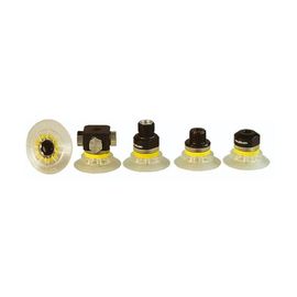 M5 Male Handing Robotic Arm Parts , Industrial Flat F15 Silicone Vacuum Suction Cups