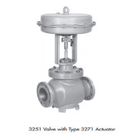 ANSI Version Alloy Steel Electric Control Valve 3251 Series With Valve Positioner