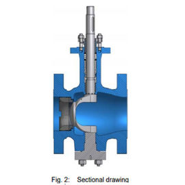 High Efficiency Pneumatic Control Valve Rotary Plug Control Valve DIN Standard