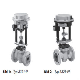 3221 Series Pneumatic Control Valve PN 63 - PN 320 Pressure Rating With Positioner