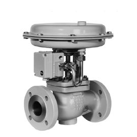 DIN Version Pneumatic Control Valve Pneumatic Globe Control Valve Alloy / Steel Material