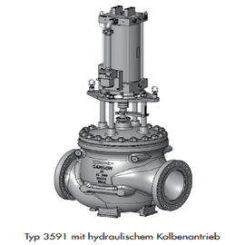 Precision Pneumatic Control Valve NPS 3 - NPS 320 Valve Size Stable Performance