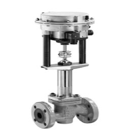 Industrial Automatic Control Valve Pneumatic Supply PN 16 - PN 25 Pressure