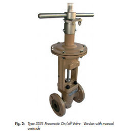 Metal Material Globe Pneumatic Control Valve With Flowsreve 3200MD Positioner