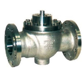 DIN Version Rotary Plug Electric Control Valve With -200 - 450°C / -328 - 842°F Medium Temperature