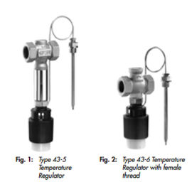 Electric Supply Automatic Temperature Regulator Pressure Control Compact Structure