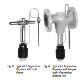 Electric Supply Automatic Temperature Regulator Pressure Control Compact Structure