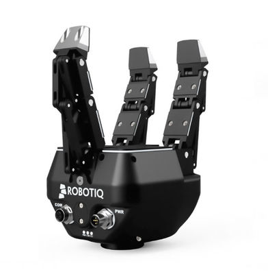 ROBOTIQ 3-finger adaptive robot gripper combined with AUBO i5 collaborative robot for picking robot