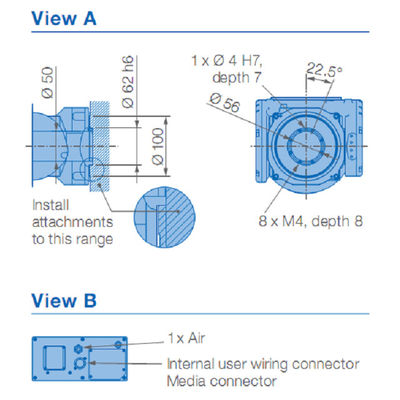 1440mm 12kg Payload Arc Welders AR1440 Yaskawa Robot Arm