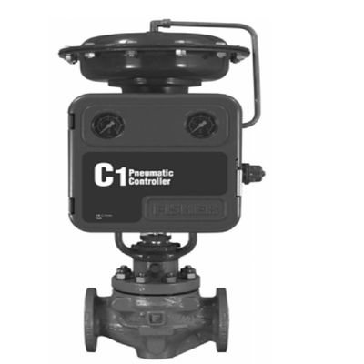 Fisher C1pneumatic and controllers and transmitters with material stainless steel for custom valve