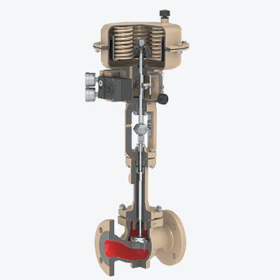 samson 3241 globe control valve of the ANSI 300 pressure class rating and Stainless Steel for valv valv