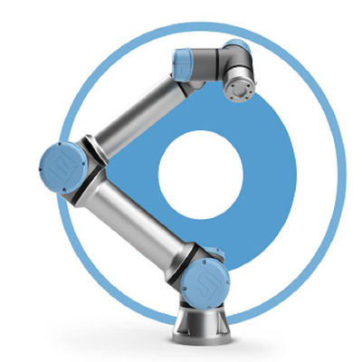 Collaborative robot UR10e with 6 axis cobot and maxmium reach 1300 mm and playload 10kg for mig welding robot