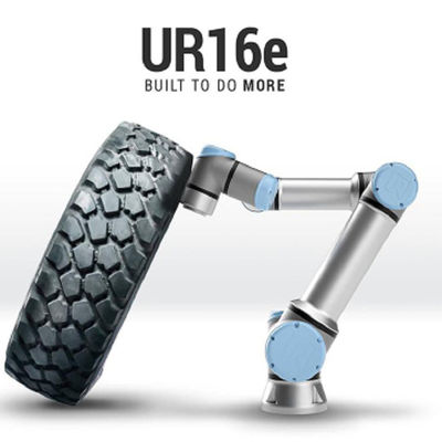 Collaborative robot UR16e with 6 axis cobot and maxmium reach 900mm and playload 16kg for mig welding robot