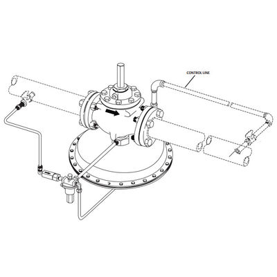 Pressure Regulators FISHER 99 Regulating Valve Gas Regulator