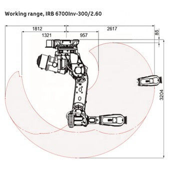 ABB IRB 140 Small Industrial Robot Arm With Fast Response 6-Axes Robot Arm Totally Application Cleaning/Spraying  Robot