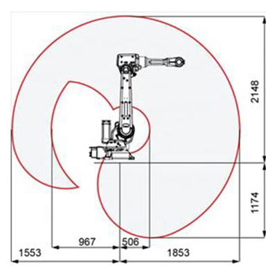 ABB Arc Welding Robot IRB 2600 Widely Industrial Application For Mig/Tig Robot Arm