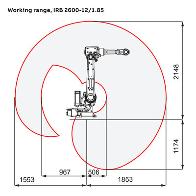 ABB IRB2600 6 Axis Industrial Robot Arm Automatic Welding Robot