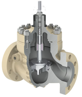 Samson Globe Valve 3251combination with actuators to regulate flow rate or temperature