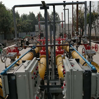 Chinese Integrated Equipment Duplex Liquid Fuel Boost Pump Skid Combined With FISH-ER DVC 6200 Controller