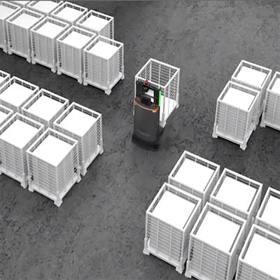 600mm/S Lifting Vision Navigation Forklift Robot For Logistics