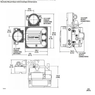 DVC6200 SIS Digital Positioner Control Valve Positioner