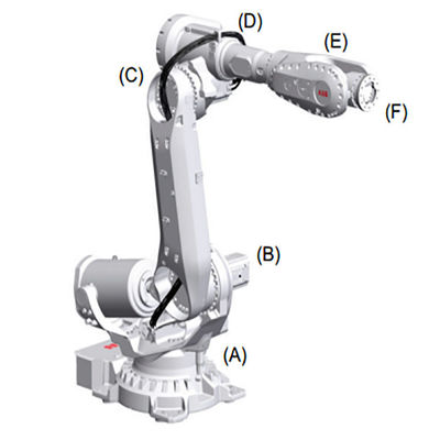 6 Axis IRB6700 1525kg Payload 300kg Reach 2700mm Milling Robot