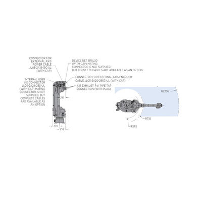 Robot Arm 6 Axis With GP88 88KG Payload Industrial Robot For Pick And Place Machine