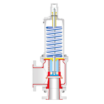 Type 447 With Full PTFE-Lining At The Inlet And Outlet Spring Loaded Safety Valve