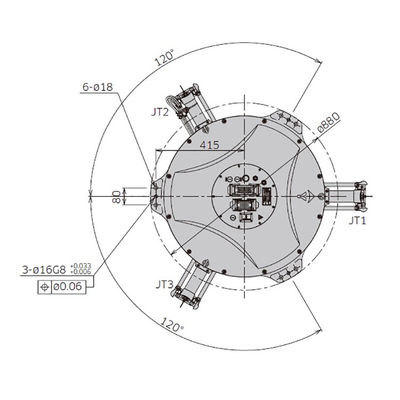 YF003N 4 Axis Payload 3kg High Speed Pick And Place Robotic Arm