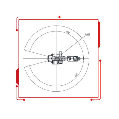6 Aixs Manipulator With 8KG Payload 950MM Reach Mini Robot As Painting Spraying Machine From China